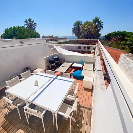 Bright Family House In With Stunning Sea View Tatil Evi Alvor
